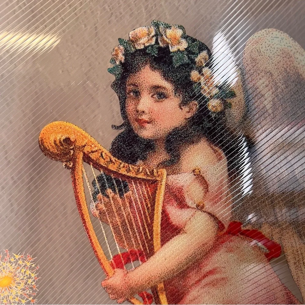 Vintage Angel Cherub Placemat, Victorian Romance, Crafting Project, Lantern Li